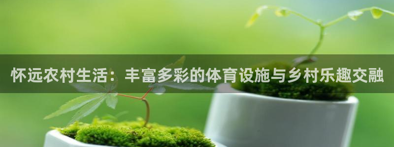 意昂体育4平台假的吗是真的吗：怀远农村生活：丰富多彩的体育设