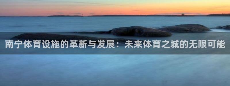 意昂体育4软件：南宁体育设施的革新与发展：未来体育之