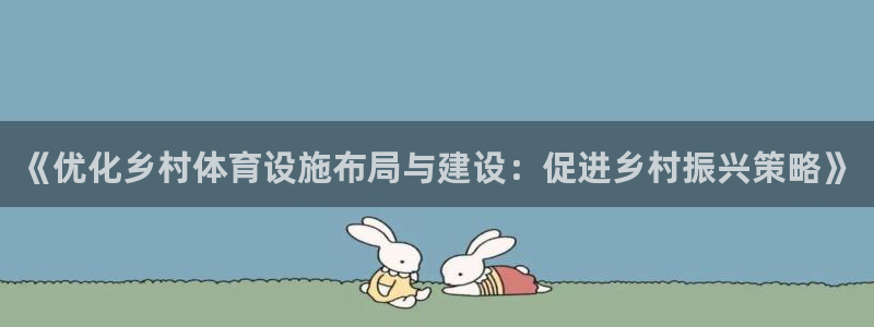 意昂平台体育：《优化乡村体育设施布局与建设：促进乡村