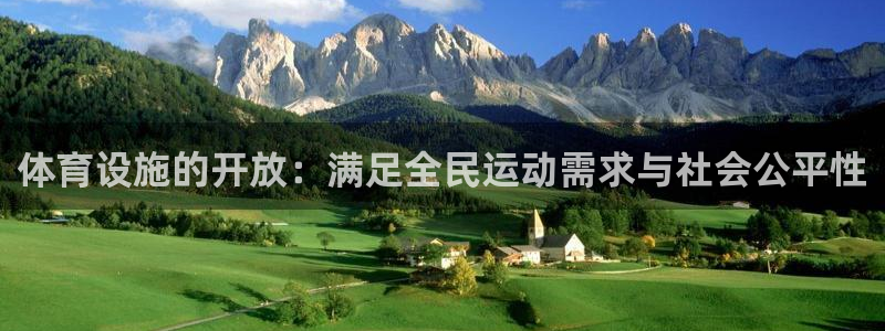 意昂4娱乐平台：体育设施的开放：满足全民运动需求与社